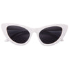 Barbie Inspired White Cat Eye Sunglasses