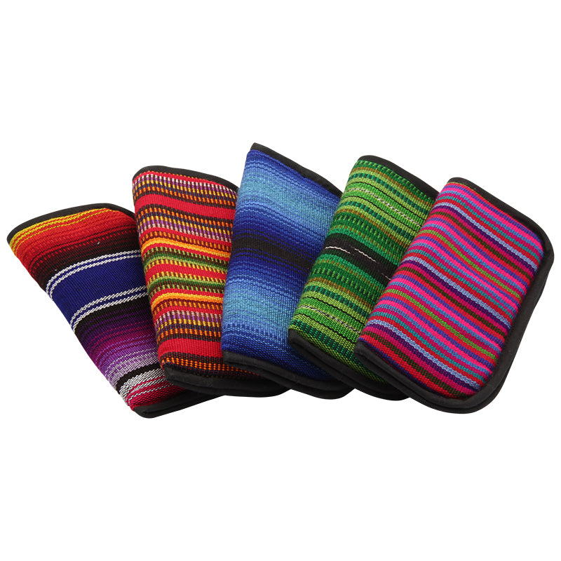 Colorful Mexican Blanket Pattern Soft Padded Slip-in Sunglasses Case