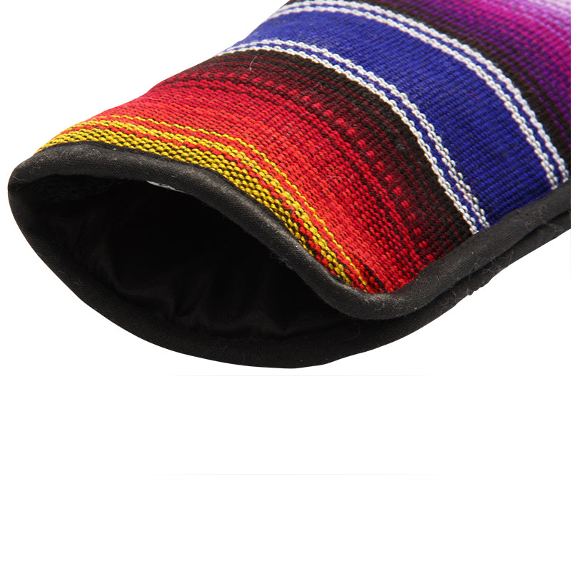 Colorful Mexican Blanket Pattern Soft Padded Slip-in Sunglasses Case