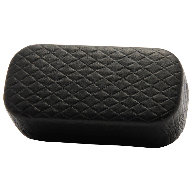 Tufted Hinged Closure Hard Sunglasses Case