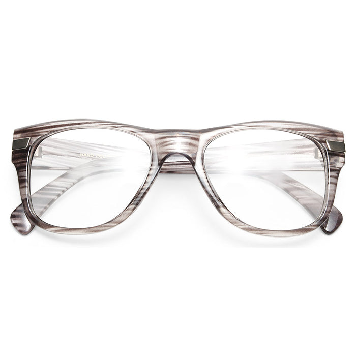 Augustine Large Clear Horn Rimmed Glasses