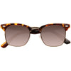 Peyton Unisex Gradient Half-Frame Sunglasses