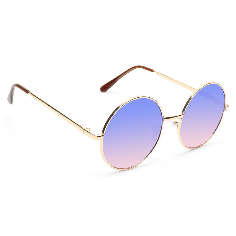 Mary Kate Split Tint 90s Round Sunglasses