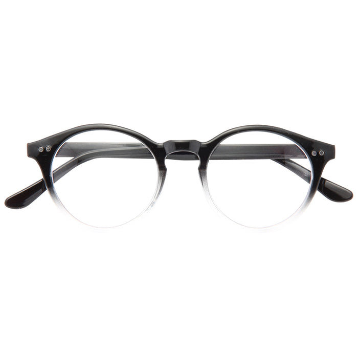 Newcastle Unisex Rounded Clear Glasses