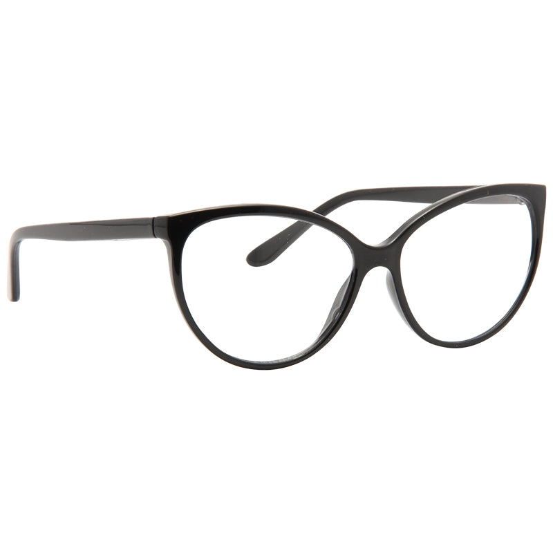 Alvina Thin Cat Eye Clear Glasses