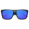 Clayton Unisex Frosted Flat Sunglasses