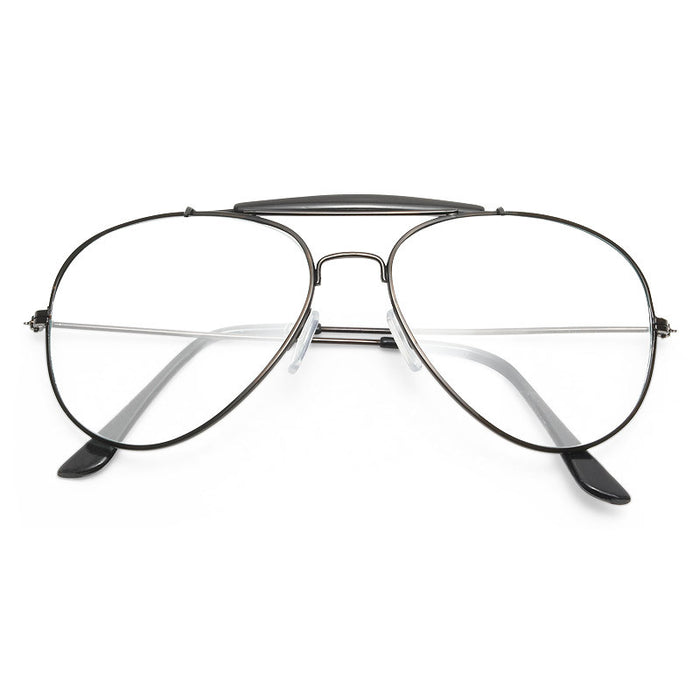 Classic 58Mm Clear Aviator Glasses