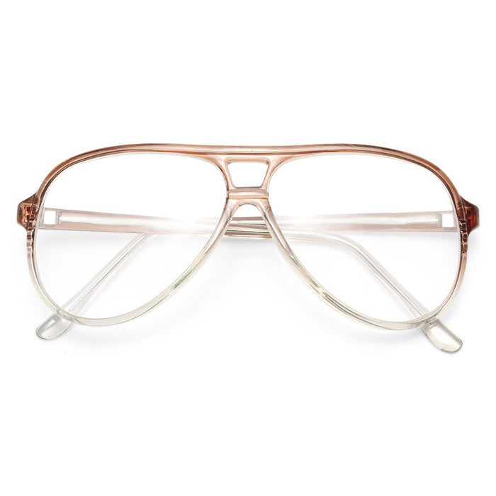 Oswald Vintage Clear Aviator Glasses