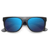 The Flat Top Designer Inspired Unisex Mirror Sunglasses