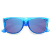 The Flat Top Designer Inspired Unisex Mirror Sunglasses