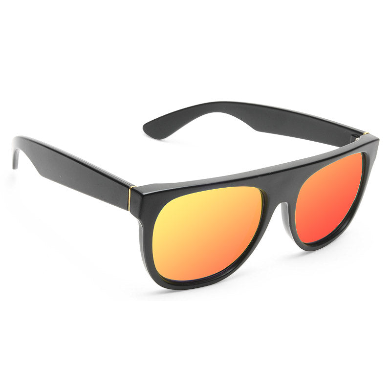 The Flat Top Designer Inspired Unisex Mirror Sunglasses