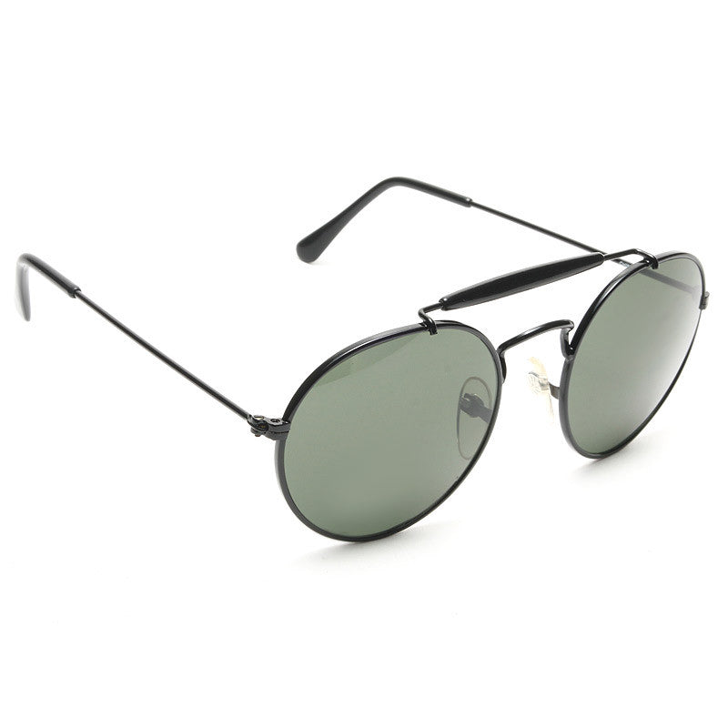 Frances Vintage Round Top Bar Sunglasses