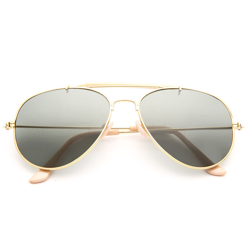 Classic 56Mm Solid Aviator Sunglasses