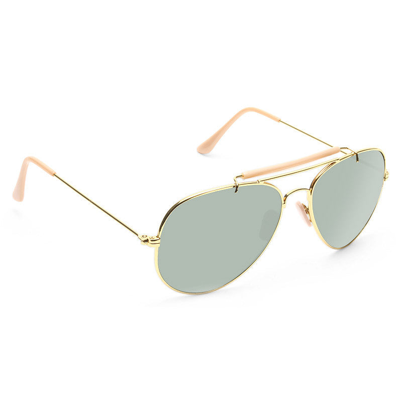 Classic 56Mm Solid Aviator Sunglasses