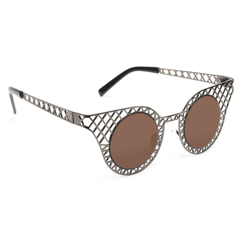 Cagefighter Designer Inspired Metal Lattice Mod Sunglasses