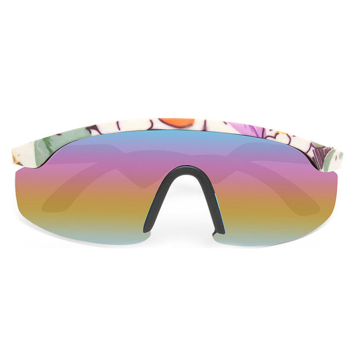 Vintage Petite Rainbow Ski Sunglasses