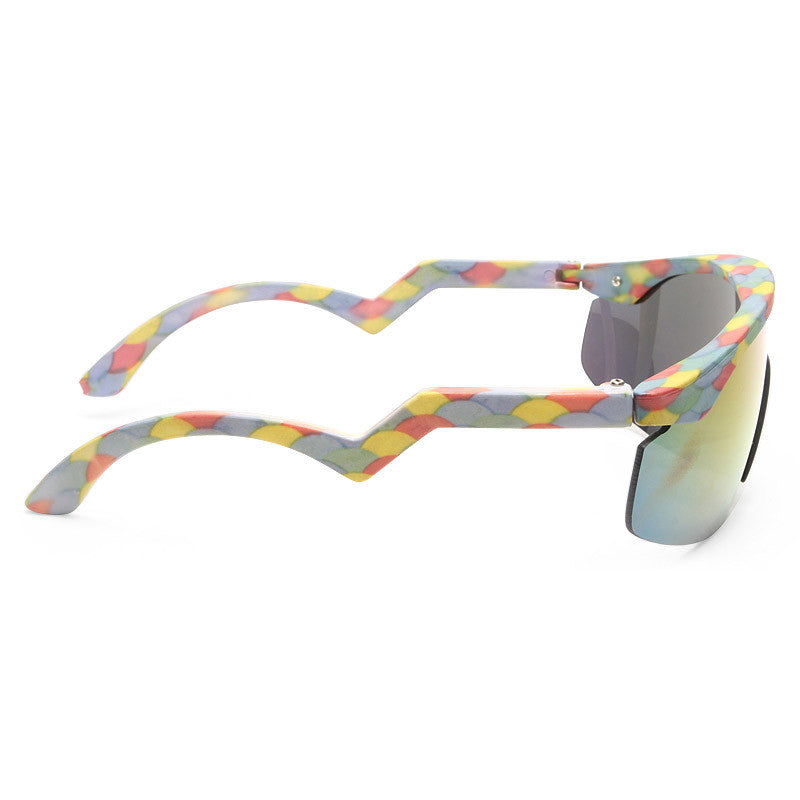 Vintage Petite Rainbow Ski Sunglasses