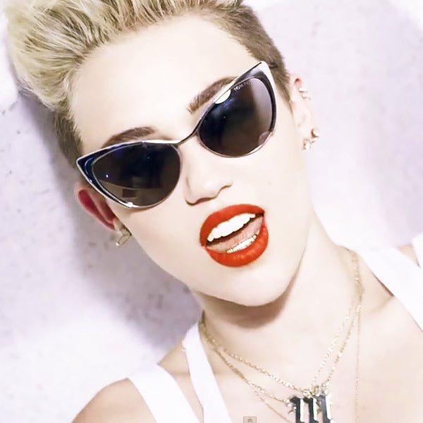 Miley Cyrus Style Cat Eye Celebrity Sunglasses