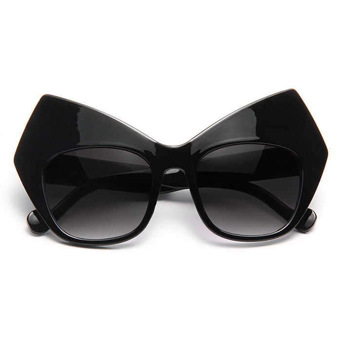 Gotham Oversized Bat Ear Sunglasses