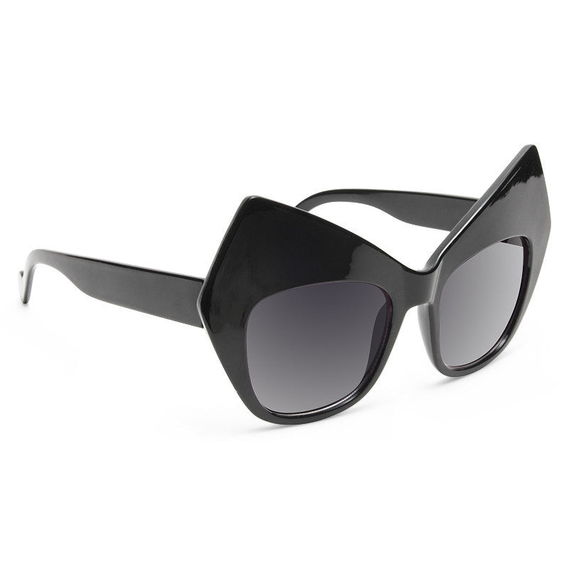 Gotham Oversized Bat Ear Sunglasses