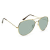 Classic 60Mm Solid Lens Aviator Sunglasses