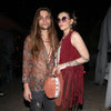 Paris Jackson Style Oversized Metal Round Split Tint Sunglasses