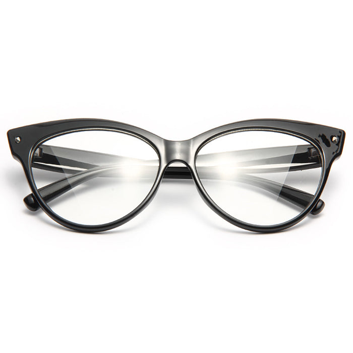 Iris 2 Oversized Cat Eye Clear Glasses