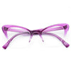 Alexis Gradient Frame Cat Eye Clear Glasses