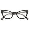 Alexis Gradient Frame Cat Eye Clear Glasses