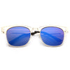 Stanton Color Mirror Half-Frame Sunglasses