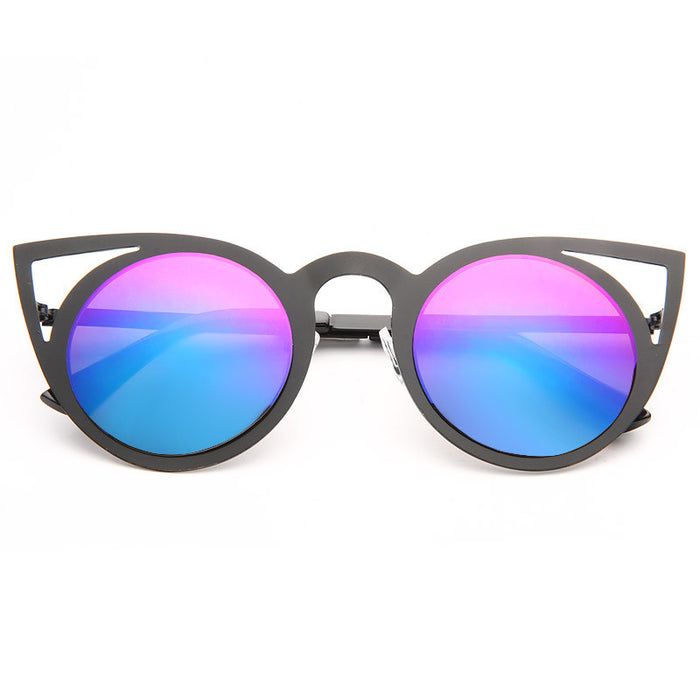 Invader Designer Inspired Metal Cat Eye Sunglasses