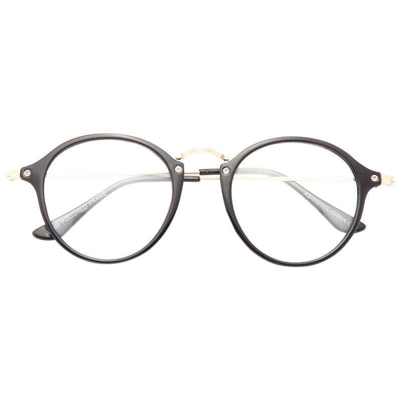 Dalton Thin Round Clear Glasses