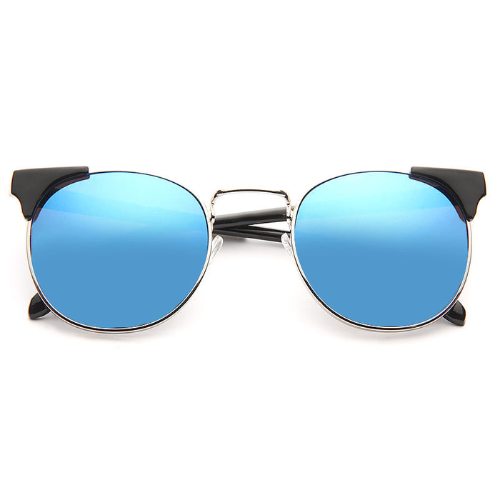 Rivera Unisex Round Metal Sunglasses