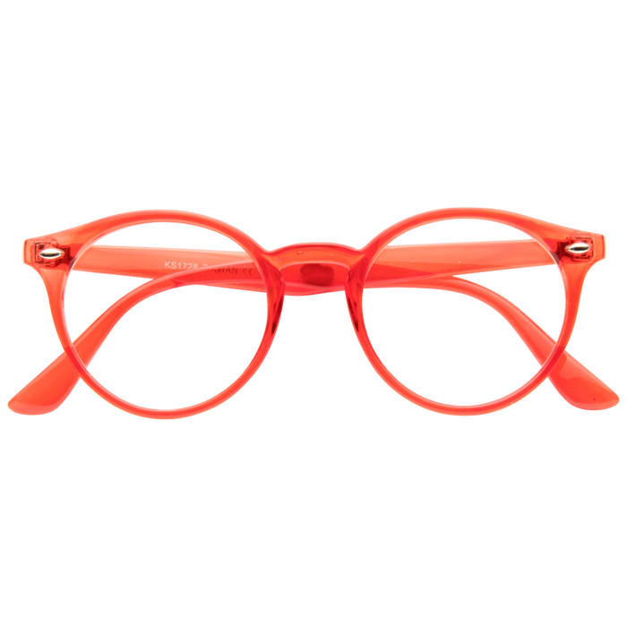 Grayson Oversized Round Clear Glasses