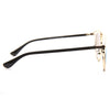 So Real 2 Thin Bar Color Mirror Flat Top Sunglasses