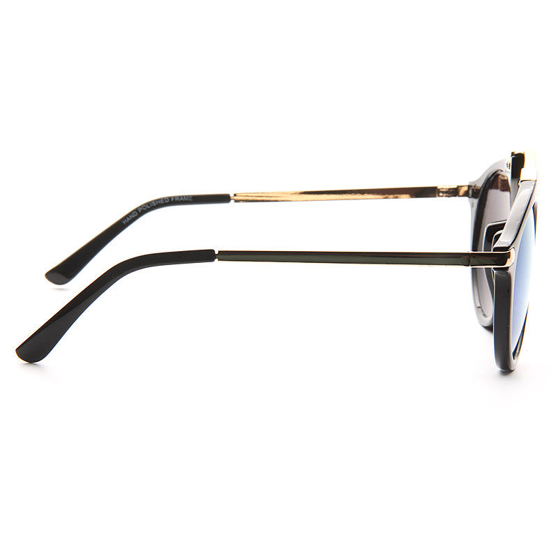 Hideaway Curved Bar Color Mirror Rounded Sunglasses