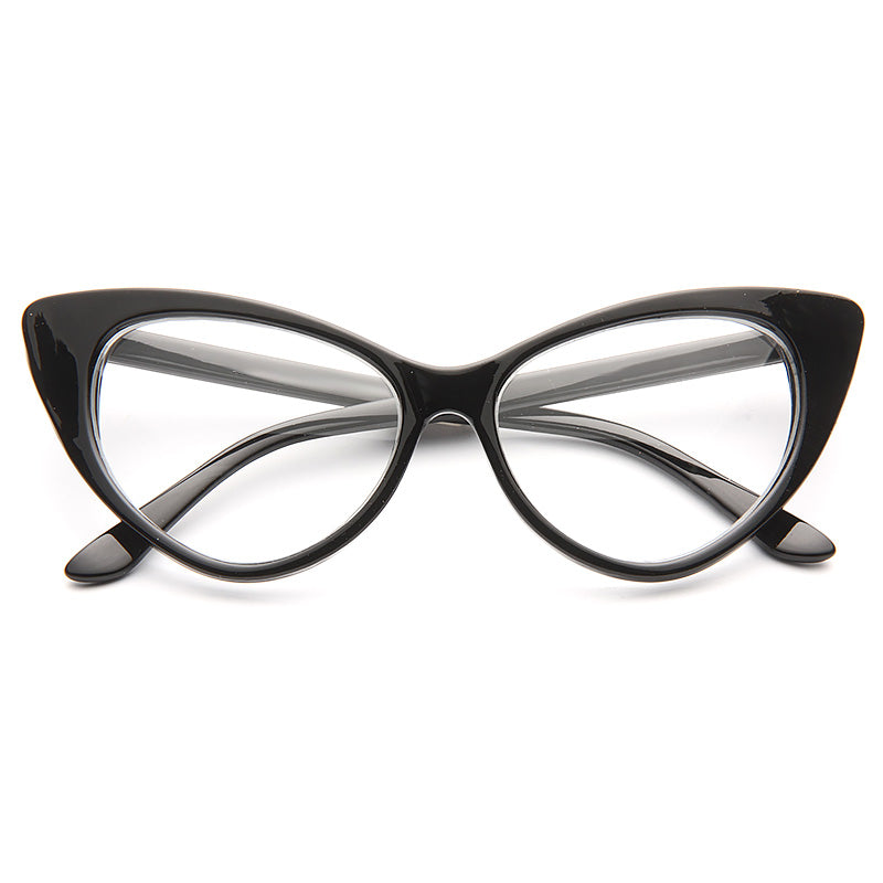 Madonna Style Cat Eye Celebrity Clear Glasses