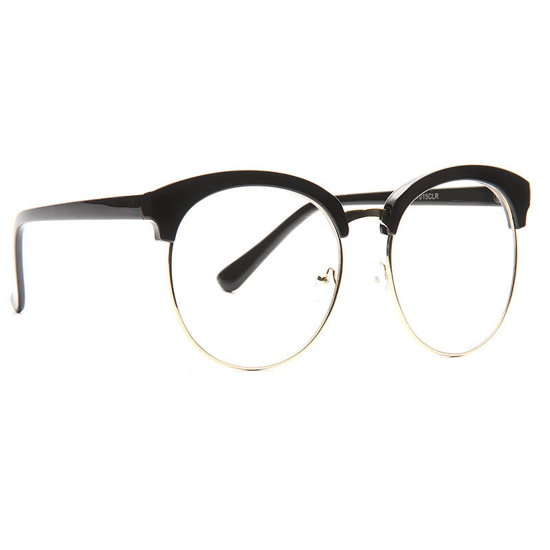 Denmark Oversized Round Clear Glasses