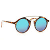 Wagner Curved Round Sunglasses