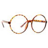 Higbee Oversized Round Clear Glasses