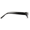 Abie Extreme Oval 90s Cat Eye Sunglasses