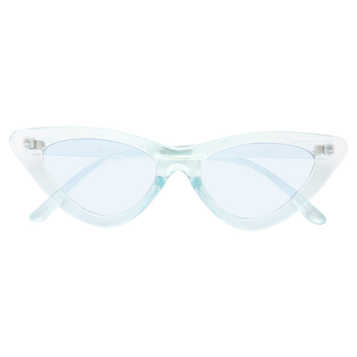 Lolita Designer Inspired Light Tint 90s Cat Eye Sunglasses