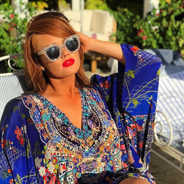 Kathryn Dennis Style Flat Lens Celebrity Sunglasses