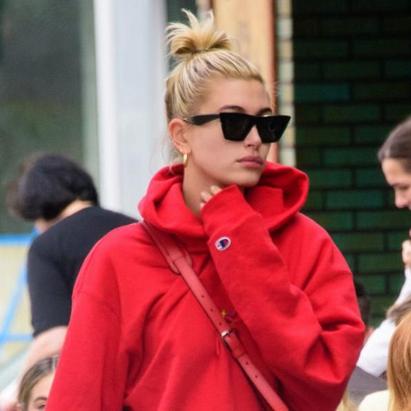 Hailey Beiber Style Sharp Point Cat Eye Celebrity Sunglasses