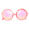 Westbrook Marbled Thick Round Sunglasses