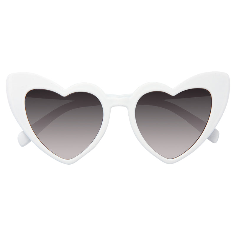 LouLou Designer Inspired Angled Heart Sunglasses