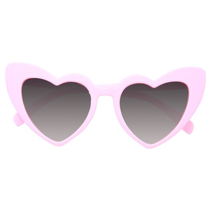 LouLou Designer Inspired Angled Heart Sunglasses