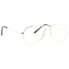 Classic 54mm Clear Aviator Glasses