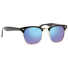 Peyton Unisex Mirror Lens Half Frame Polarized Sunglasses