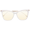 Alicia Clear Cat Eye Blue Light Blocking Glasses